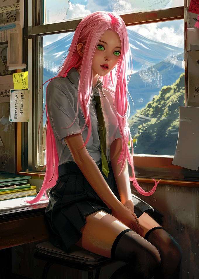School anime Girl