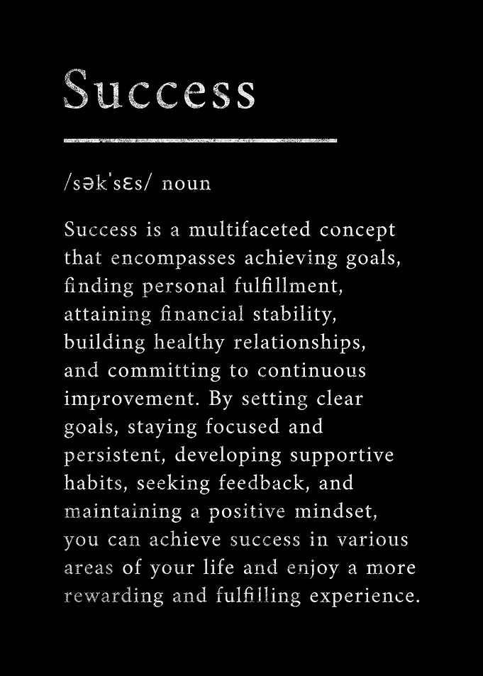 Success Meaning