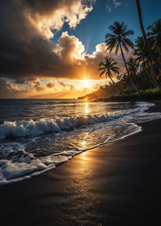 Sunset on the Beach