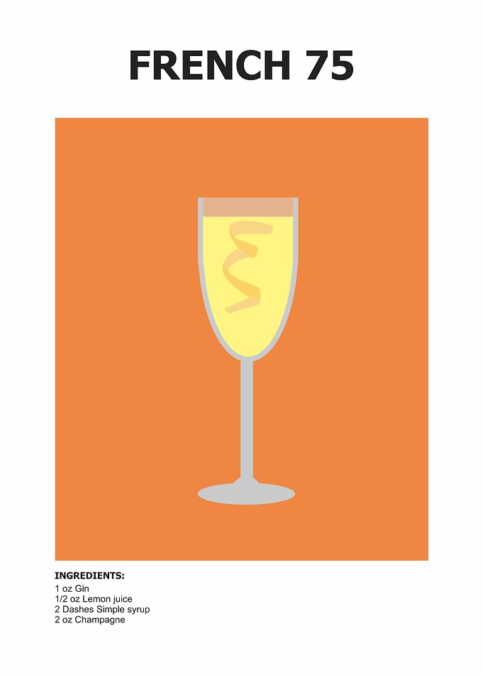 french 75 cocktail
