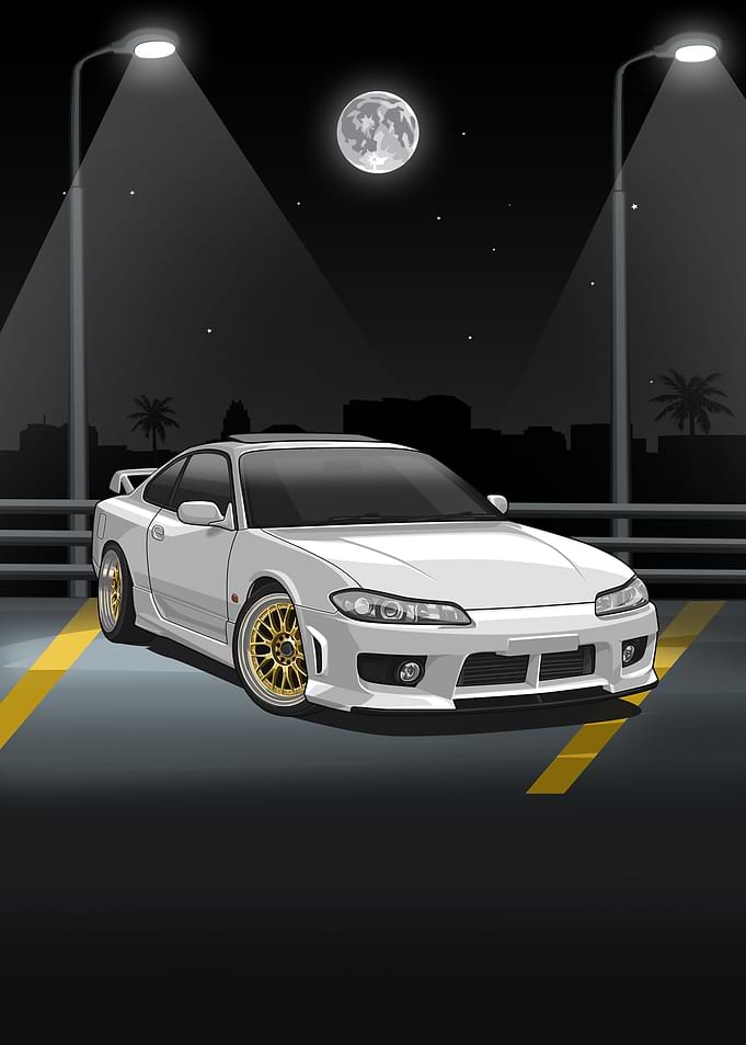 nissan silvia s15 white