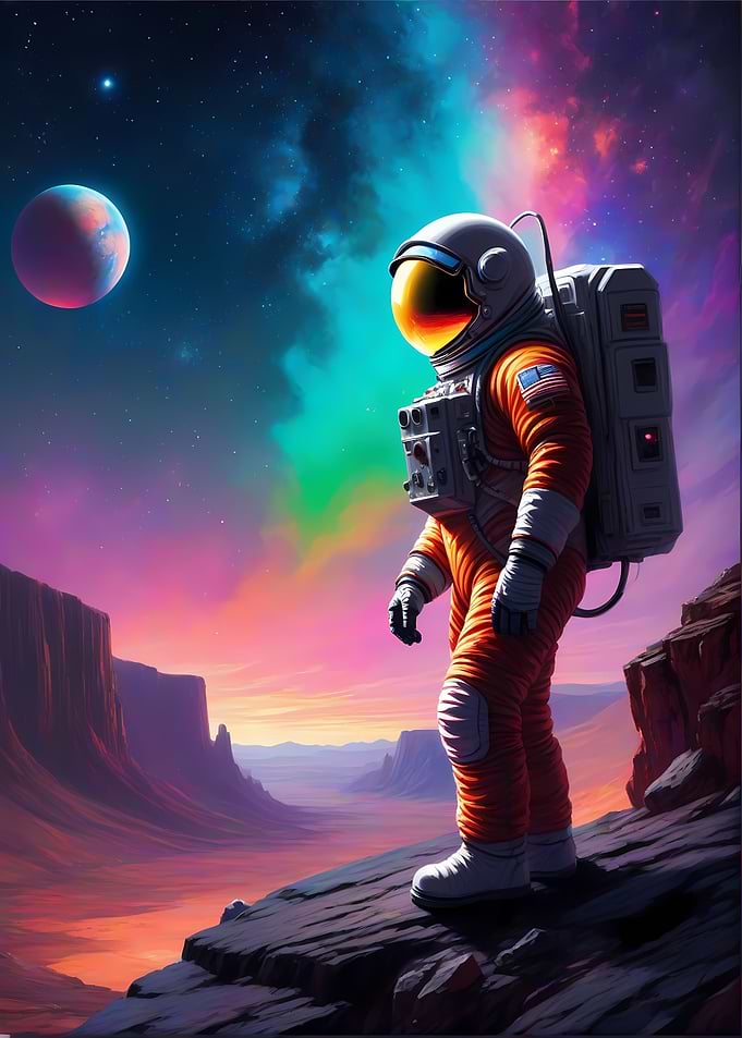 Epic Planet sci fi scene