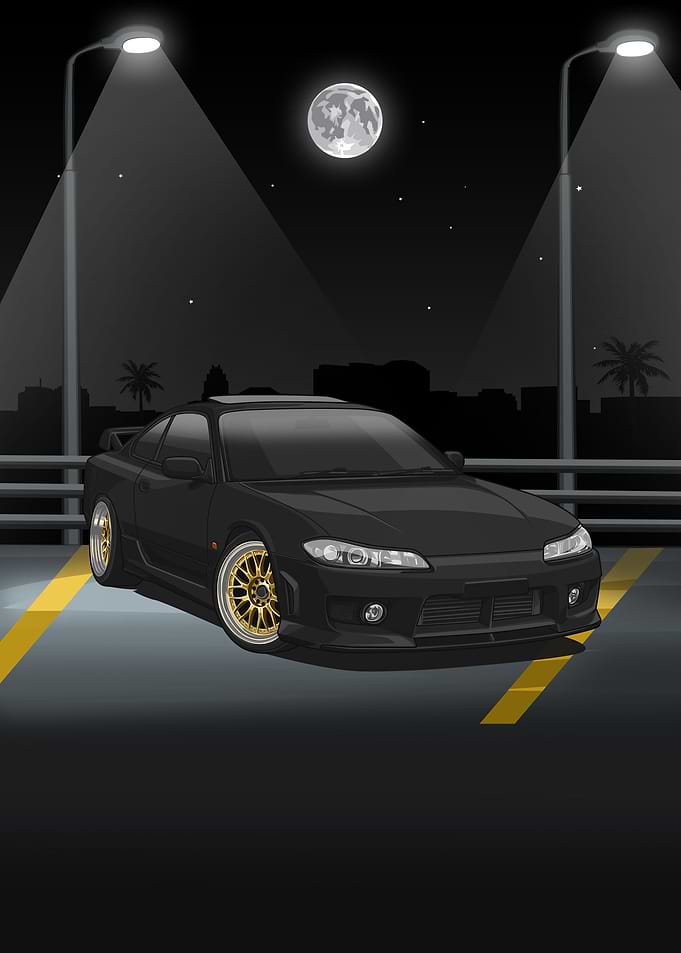 nissan silvia s15 black