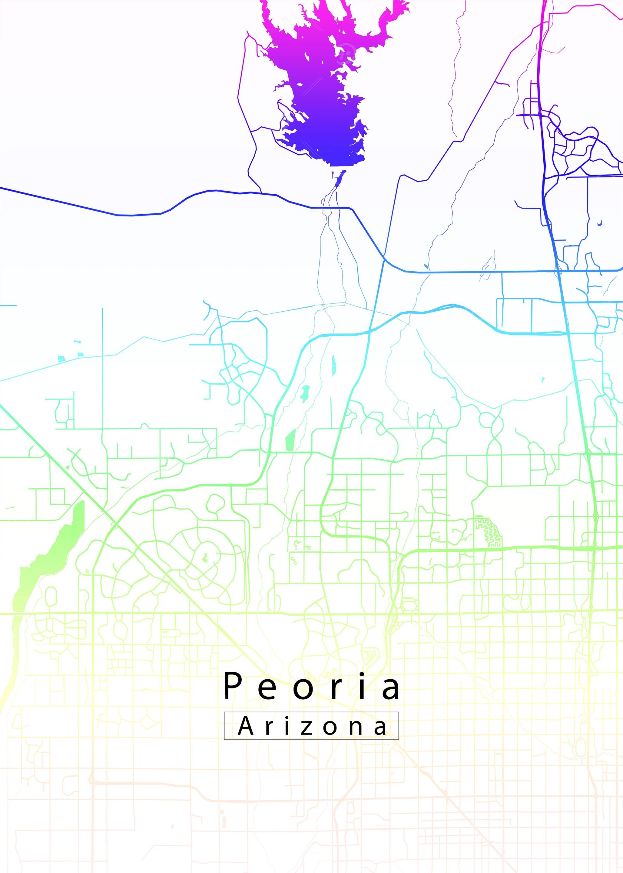 Peoria Arizona Map