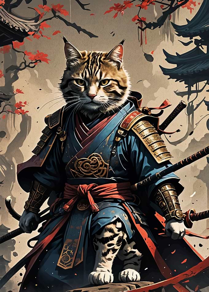 Samurai Cat