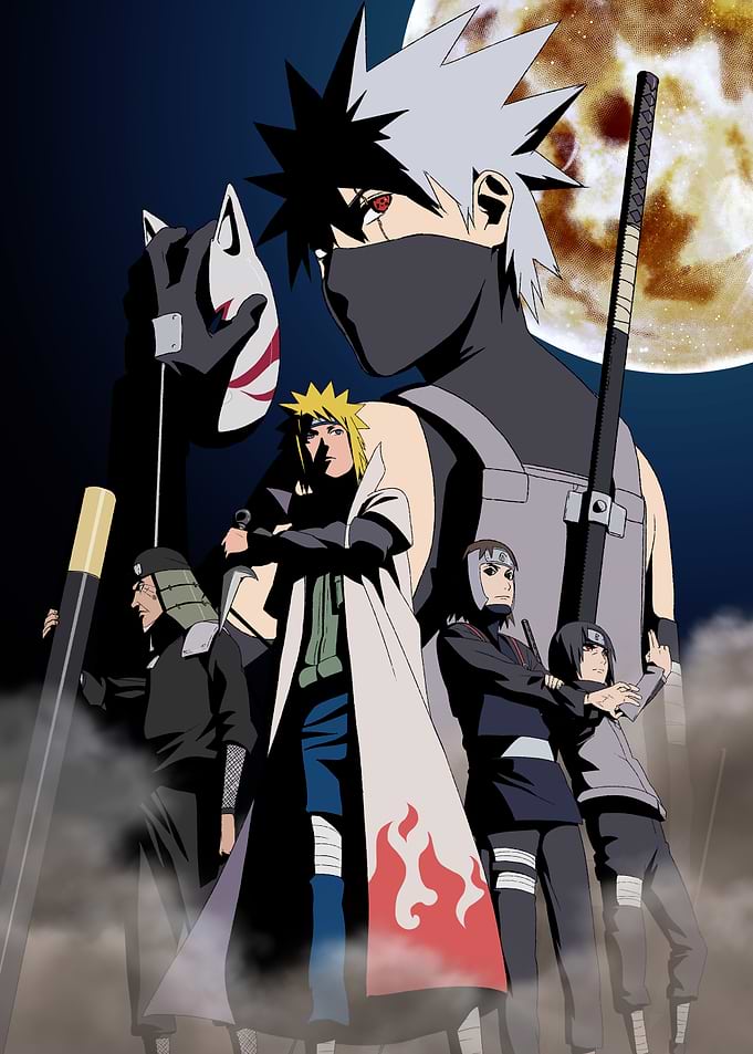 Kakashi and Minato