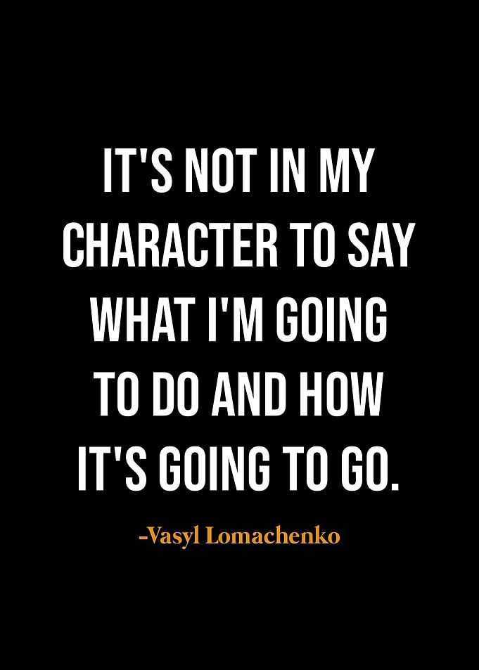 Vasyl Lomachenko quotes
