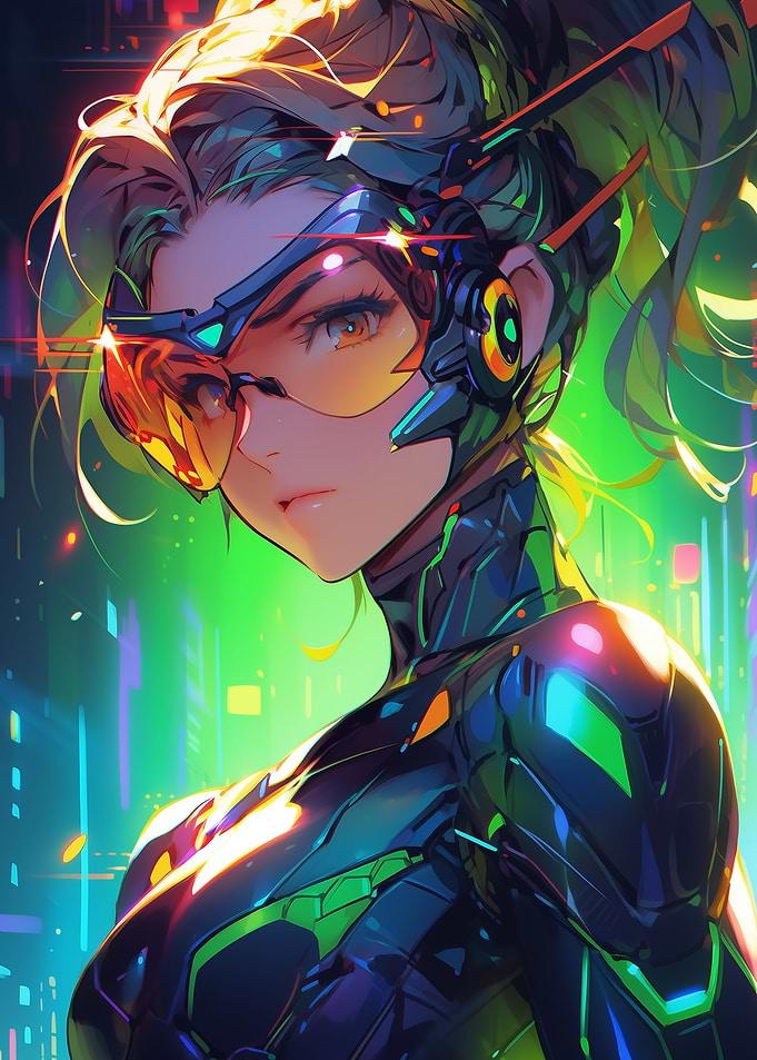 Futuristic Fantasy Girl