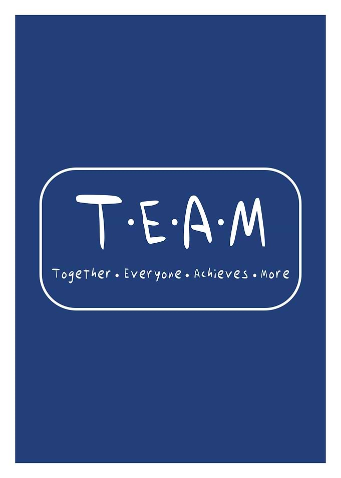 Office Poster Team Motiv