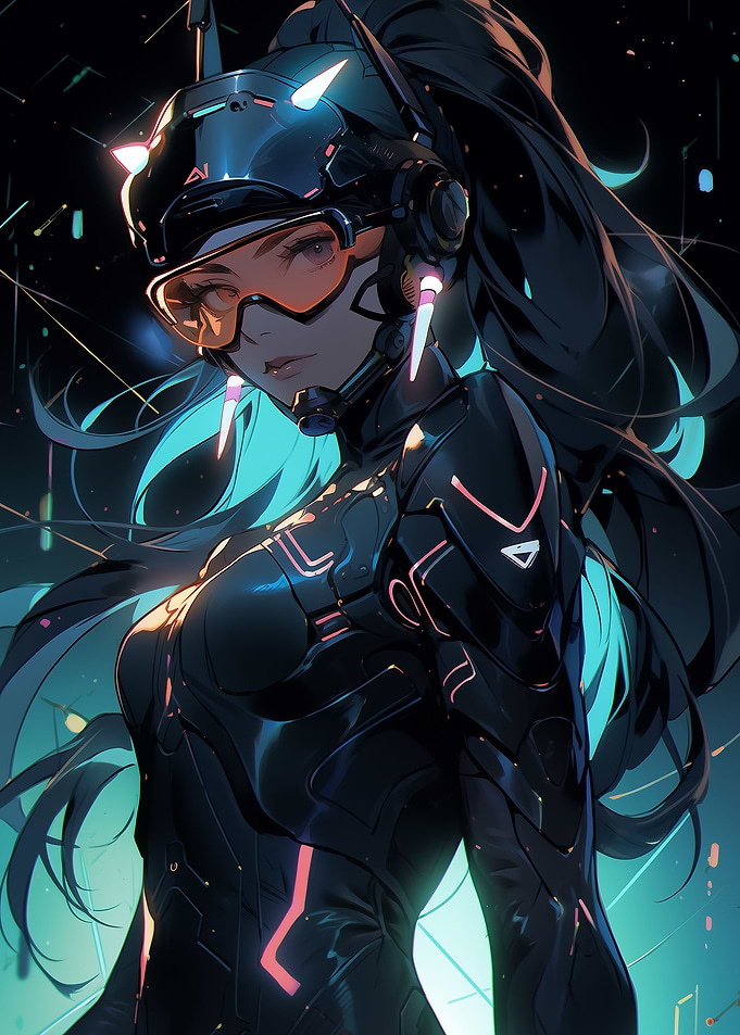 Futuristic Fantasy Girl