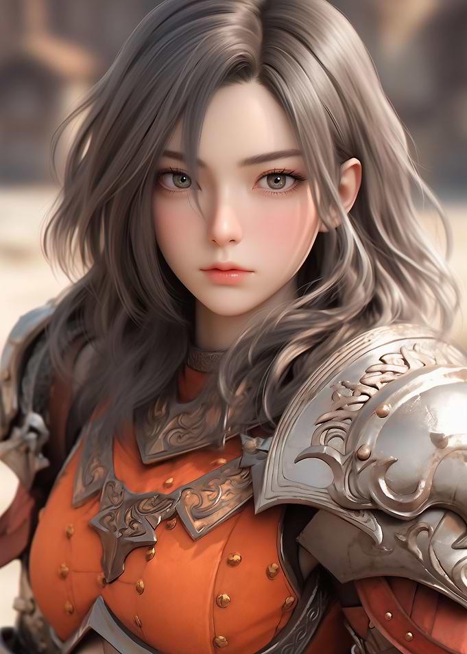 Beautiful Warrior Girl