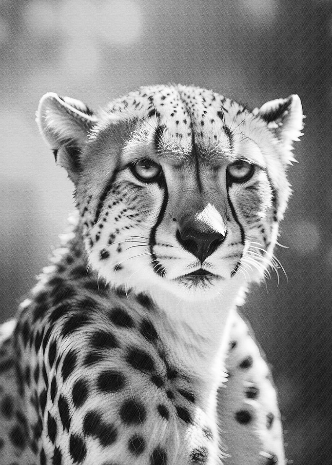 Cheetah face