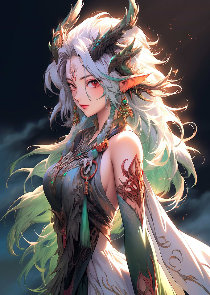 Majestic Demon Elf