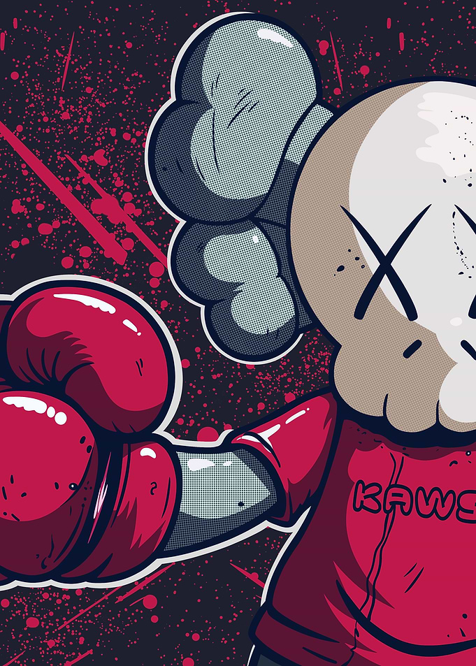 Boxing kaws