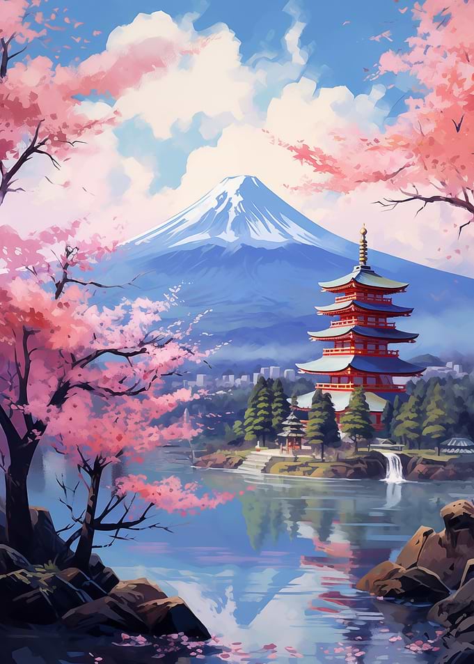 japan Fuji tree Japanese