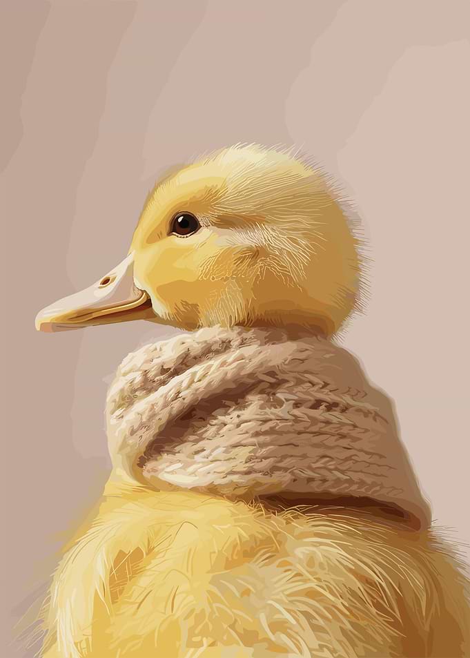 Cute Baby Duck