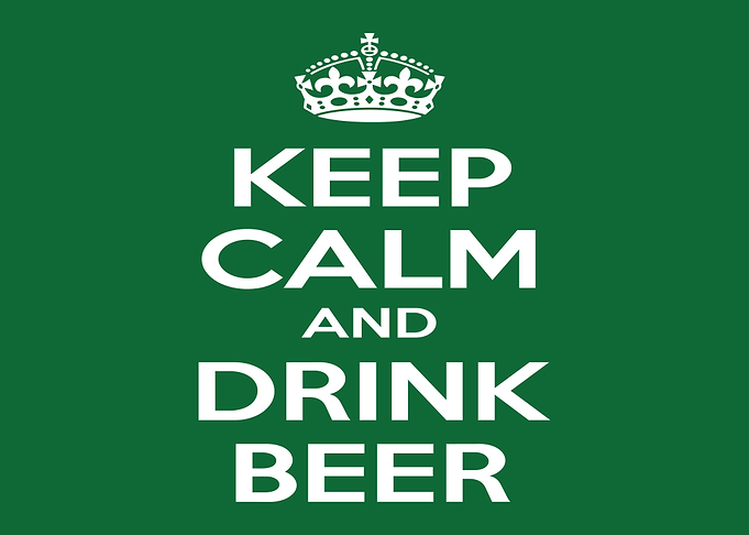 Keep Calm Beer Motivation