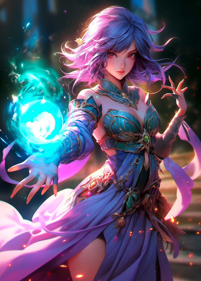 Majestic Mage Princess
