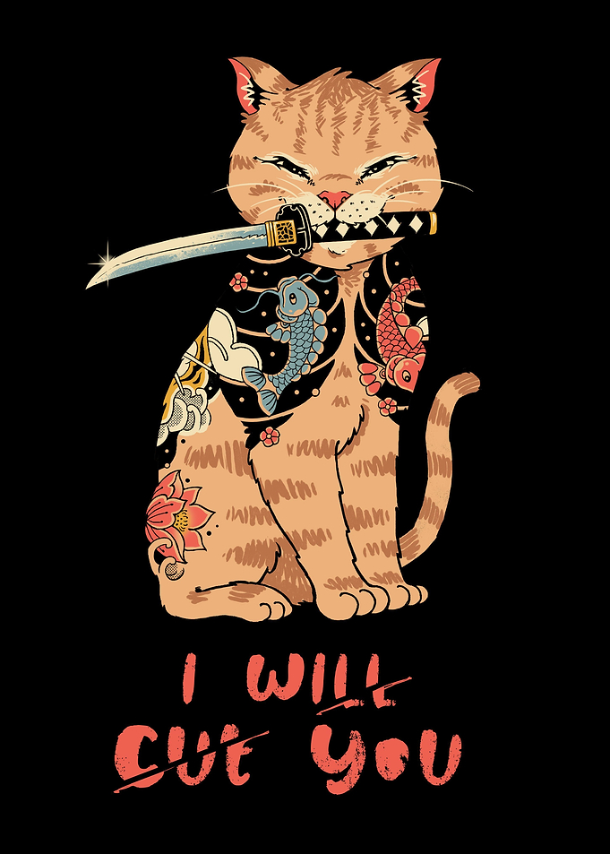Fierce Tattooed Meowster