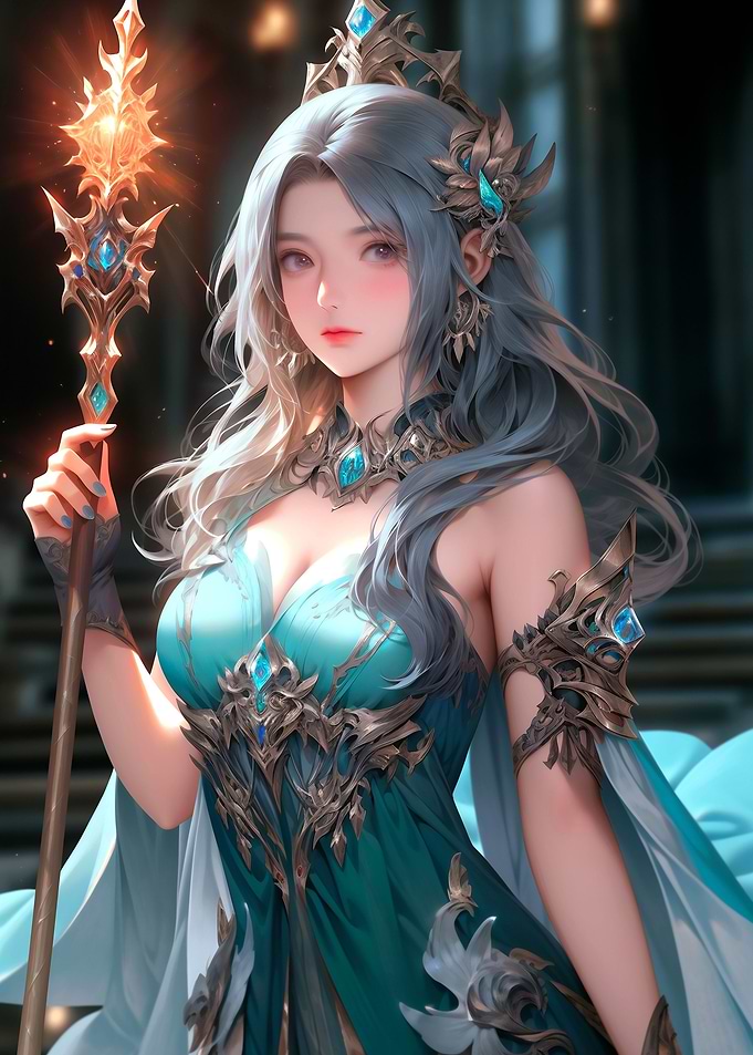 Mage Wizard Girl