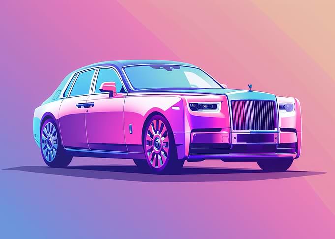 Pastel Car