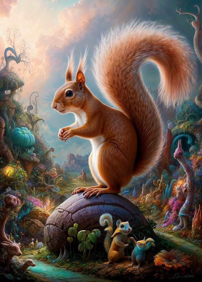 Surreal Squirrel Safari