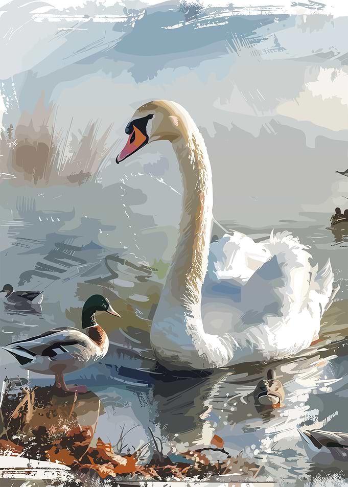Paint Swan Nature