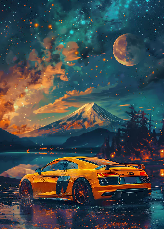 Audi R8 Fuji moon Galaxy