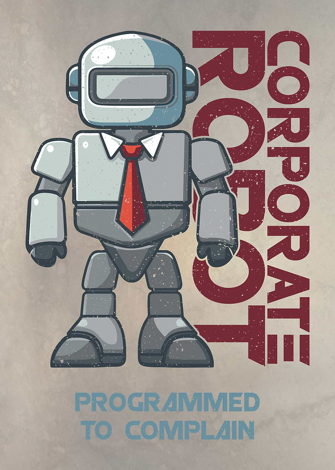 Programmed to Complain Art