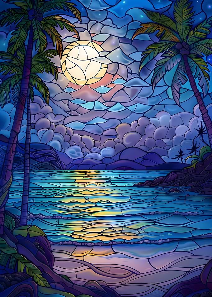 Moonlit Beach Bliss
