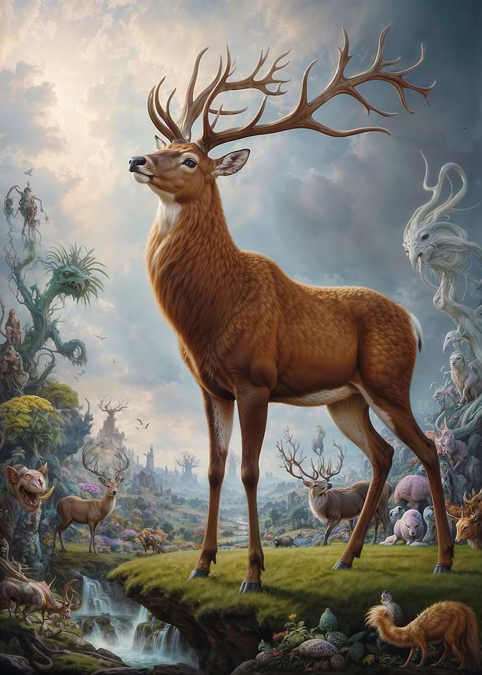 Fantastical Deer Encounter