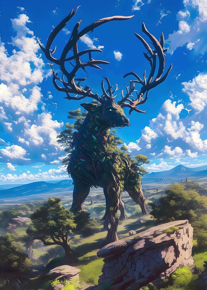 Mountain Sized Deer