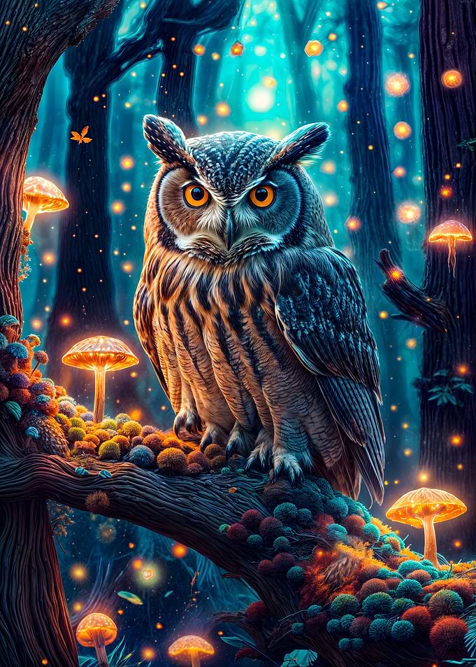 Mystical owl