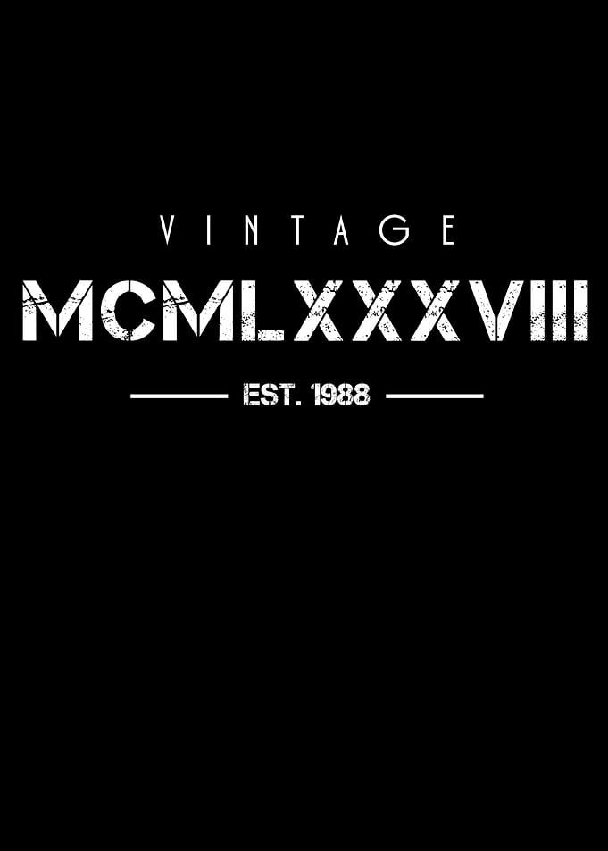 Born in 1988 Roman Numeral