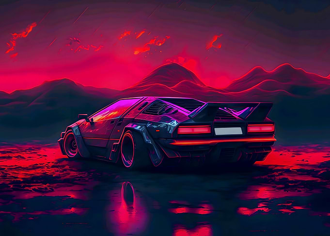 Neon Car