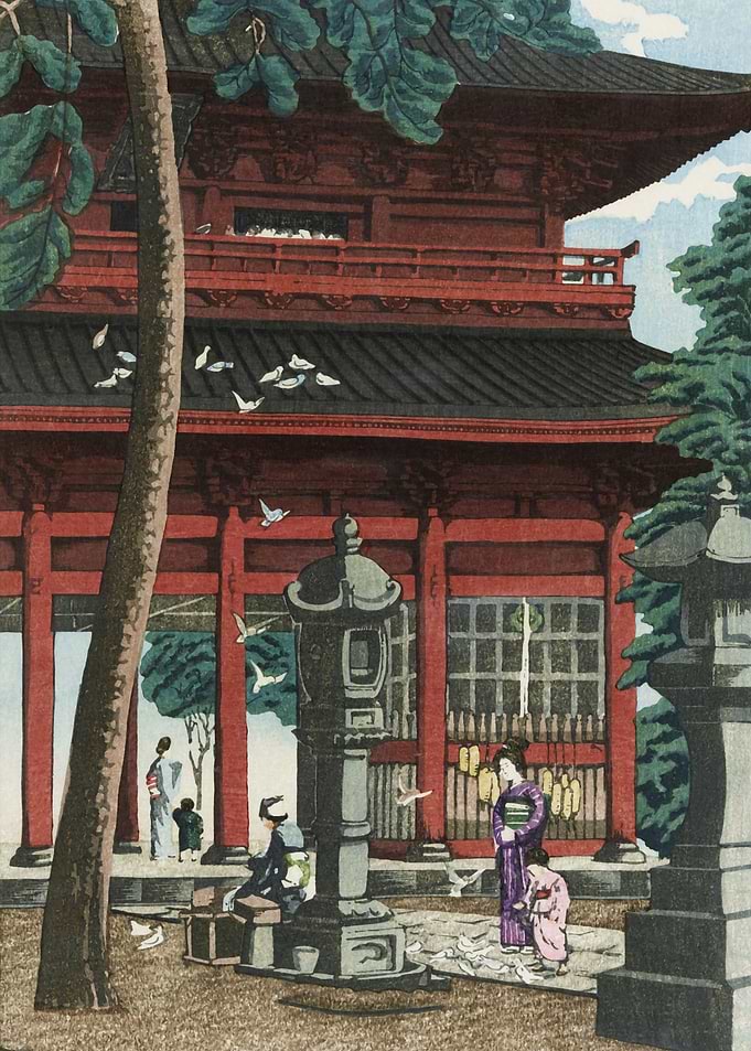 Nio Gate at Honmonji