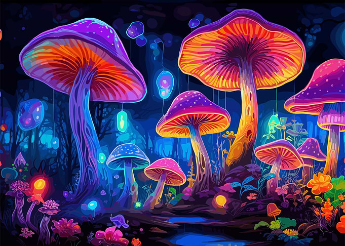 Mushroom Lamp