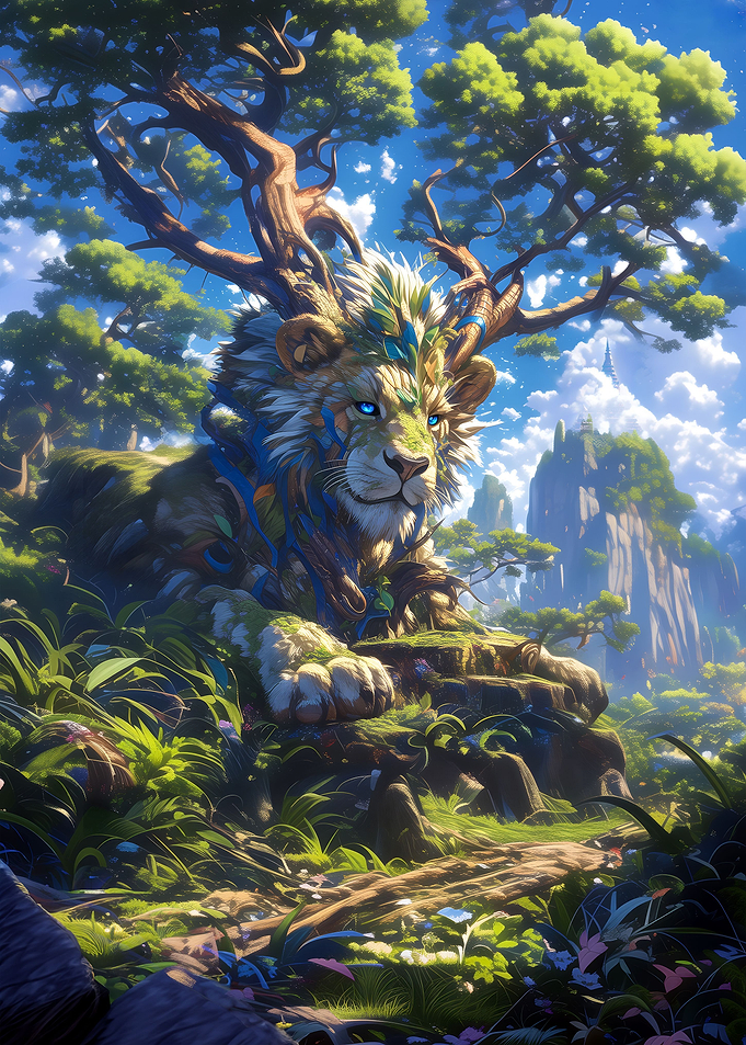 Lion Magic Temple Keeper