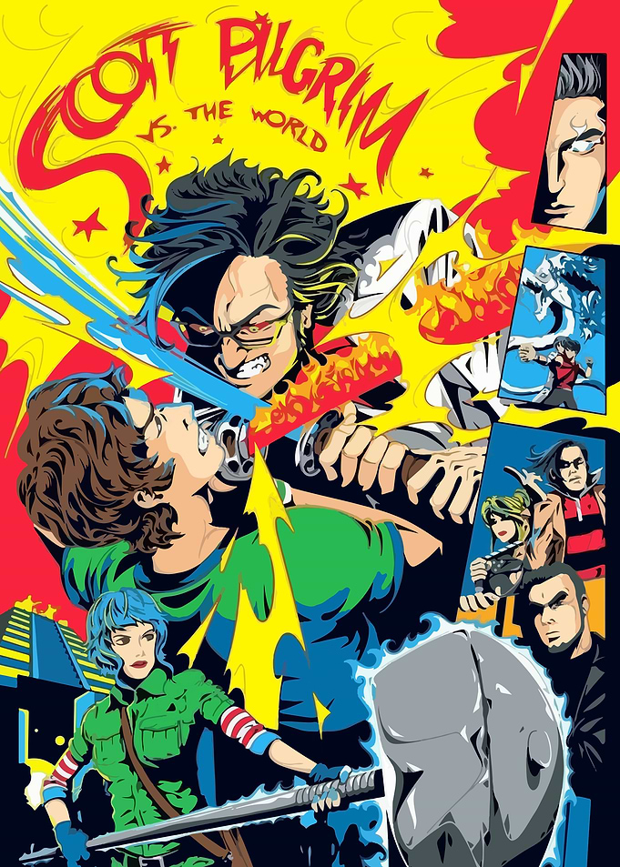 Scott Pilgrim Game Comic