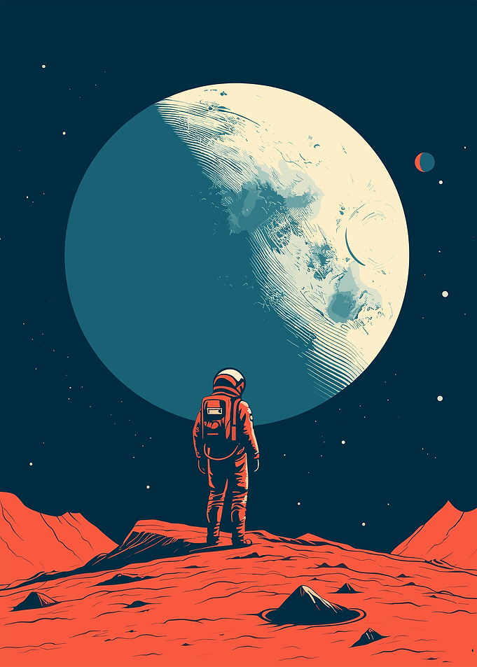 Minimalist Astronaut