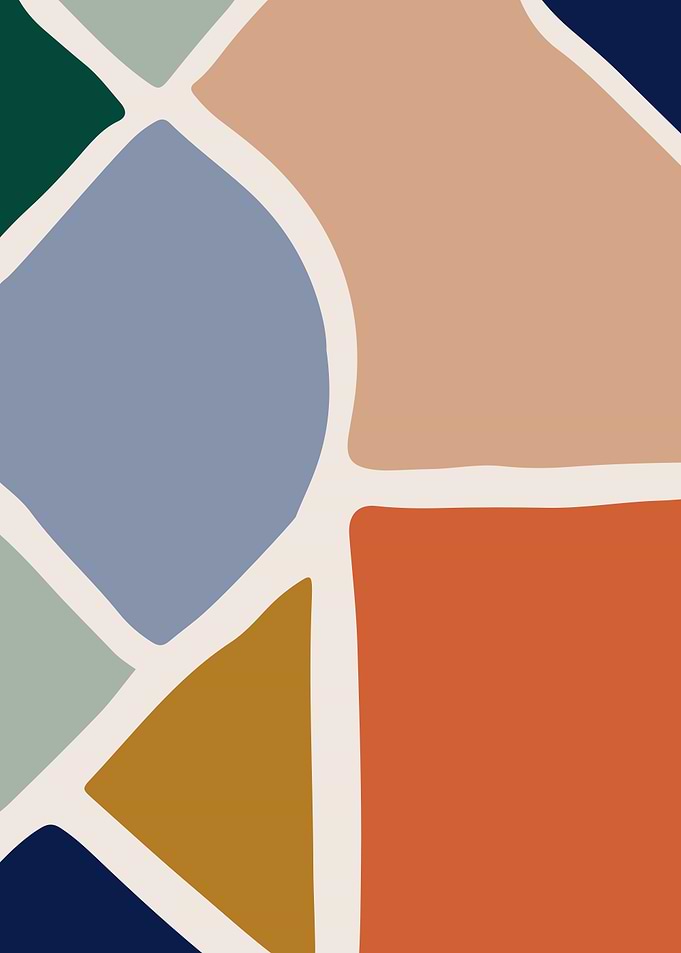 Retro Colorblocks Art