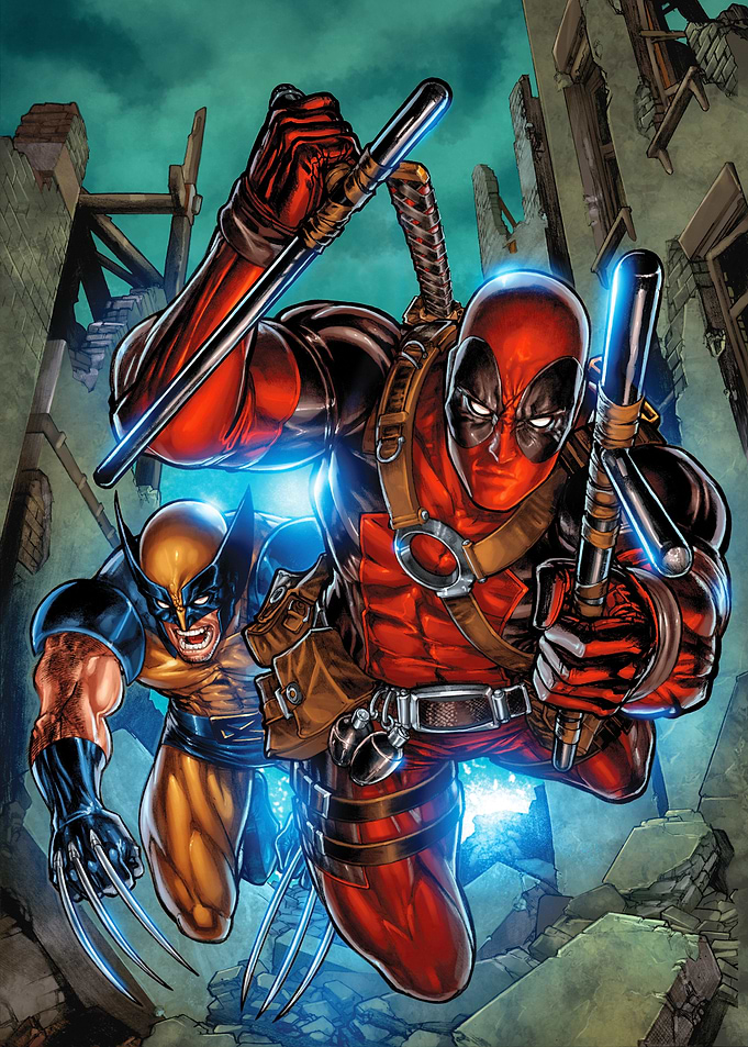 Deadpool Wolverine Glow