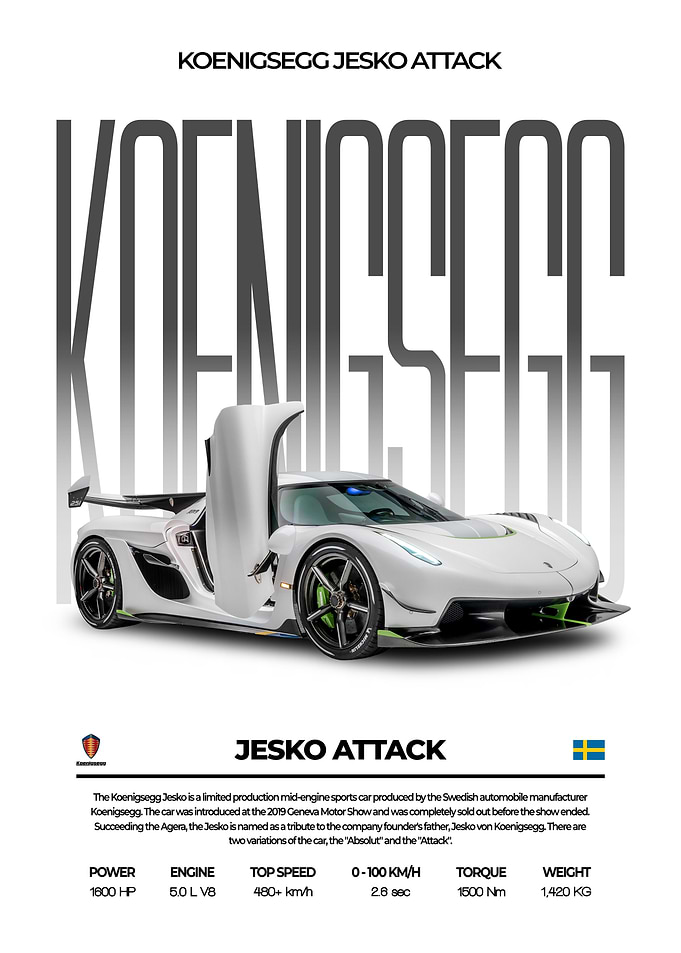 Koenigsegg Jesko Attack
