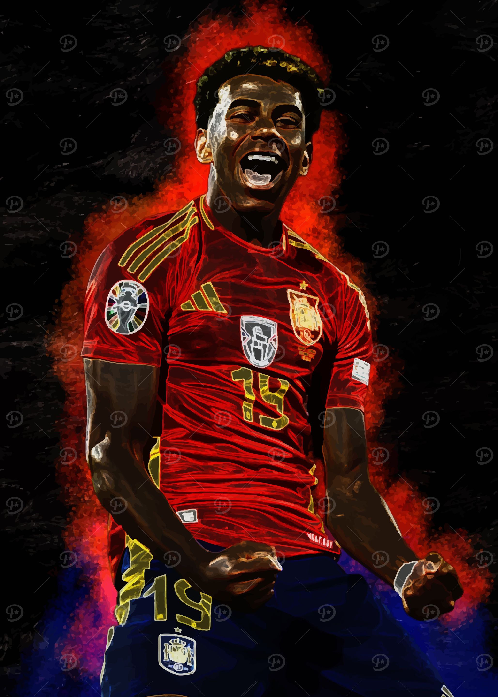Lamine Yamal Neon