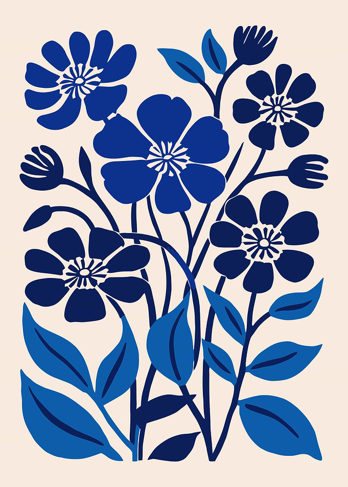 Blue Wild Flowers