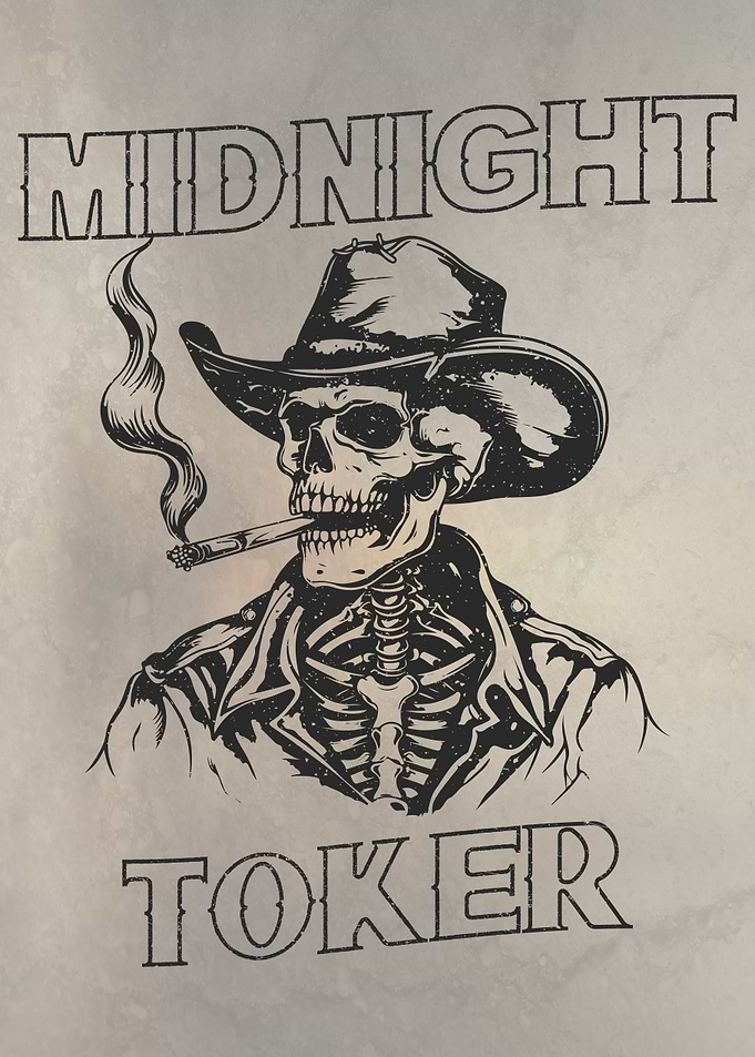 Midnight Toker Skeleton