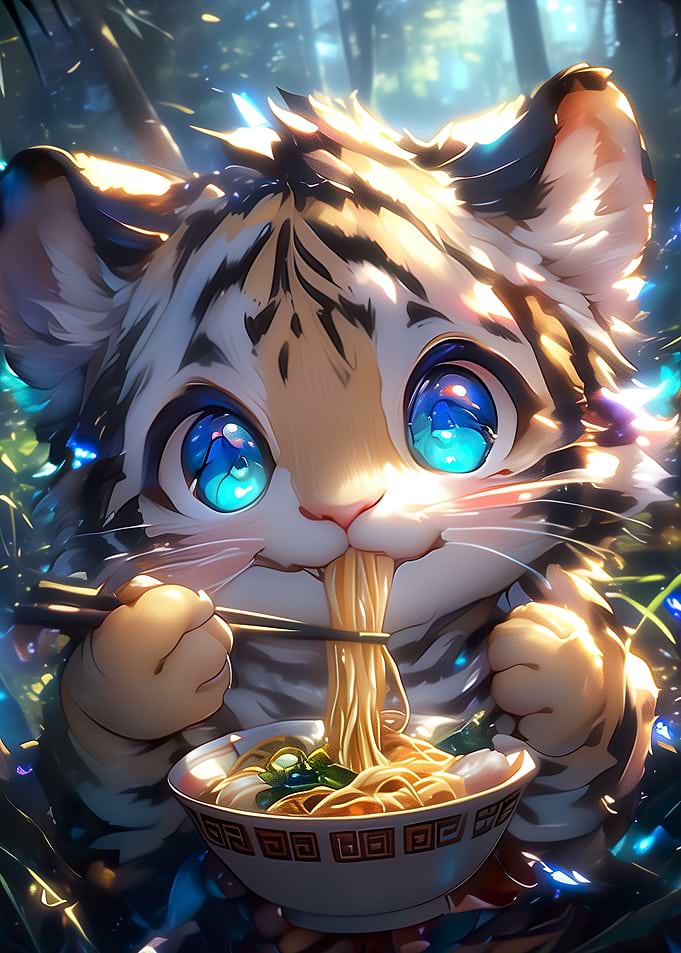 Jungle Tiger Ramen Anime