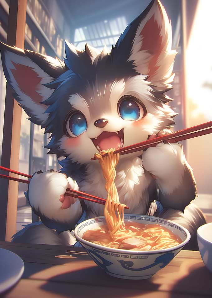Cute Dog Ramen Tokyo