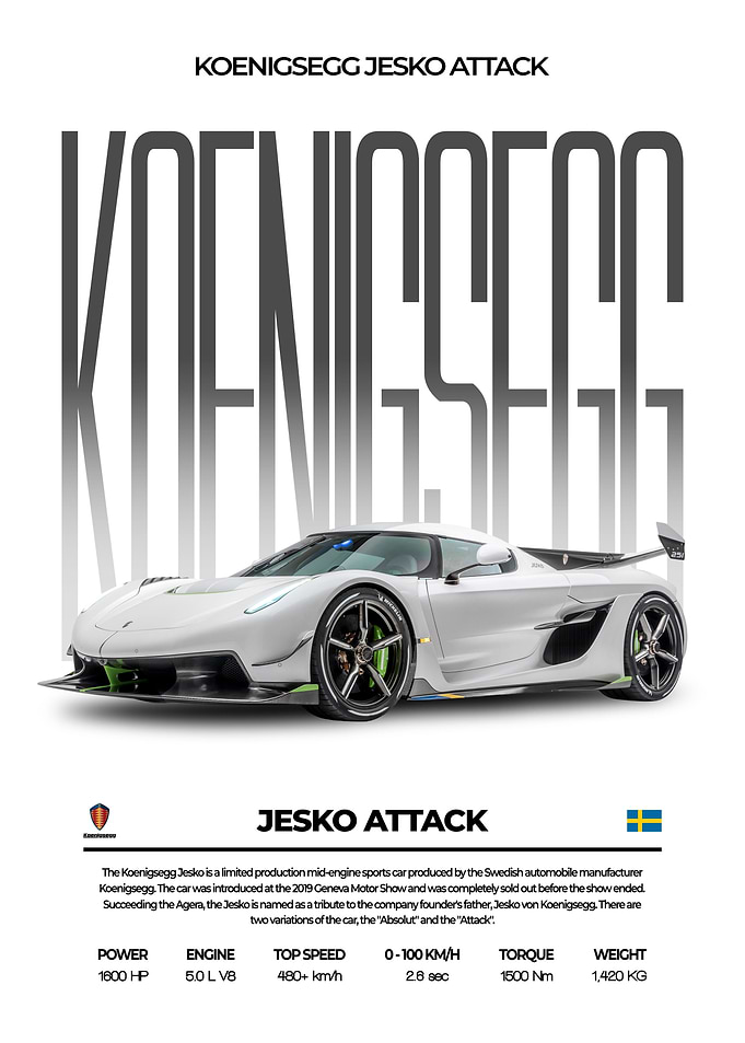 Koenigsegg Jesko Attack