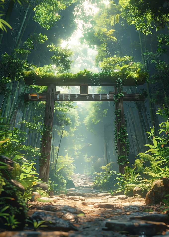 Torri Gate Forest Gateway